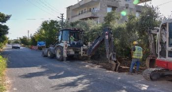 Elvanlı'daki içme suyu hattı çalışmalarında sona gelindi