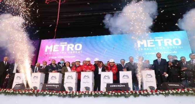 Mersin Metrosunun temelini Kılıçdaroğlu ve Akşener attı