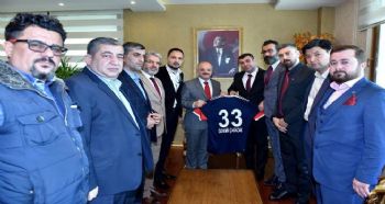 MERSİN İDMANYURDU YÖNETİMİNDEN VALİ ÇAKACAK’A ZİYARET