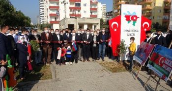 Mersin'de Azerbaycan Parkı açıldı