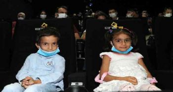 Serebral Palsi hastası çocuklar sinema keyfi yaşadı