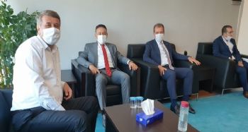 Başkan Seçer, İller Bankası Genel Müdürü Büyük'ten hibe desteği istedi