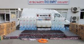 MERSİN’DE SAHTE İÇKİYE GEÇİT YOK