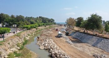 Müftü Deresindeki ıslah çalışmalarının yüzde 75'i tamamlandı