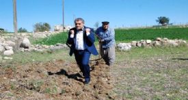 AYDIN AYDIN KARA SABANA KOŞULUP TARLA SÜRDÜ