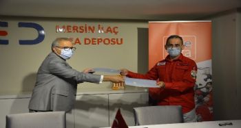 Mersin Ecza Deposu ile AKUT arasında sponsorluk anlaşması imzalandı