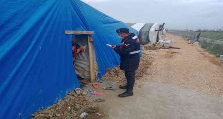 Jandarmadan düzensiz göçe yönelik huzur uygulaması