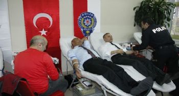 Emniyetten kan bağışı desteği