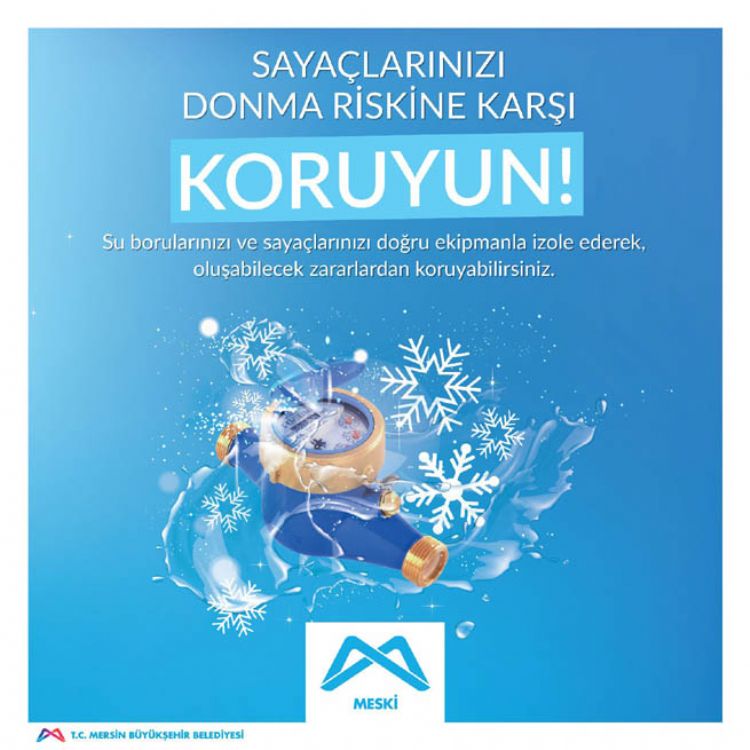 MESKİ, sayaçların donma tehlikesine karşı uyardı
