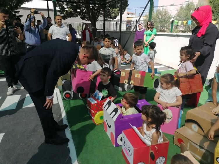 Mut’ta ‘Trafik Parkur Oyun Alanı’ açıldı