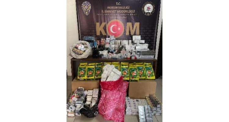 Mersin'de kaçakçılık operasyonu: 7 gözaltı