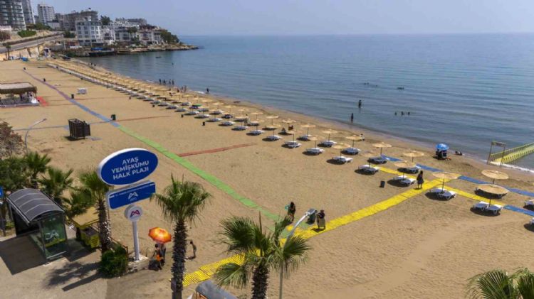 Mersin’in halk plajları yaza hazır