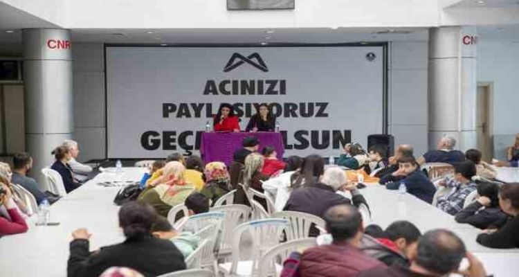 Mersin'de depremzede kadınlar unutulmadı