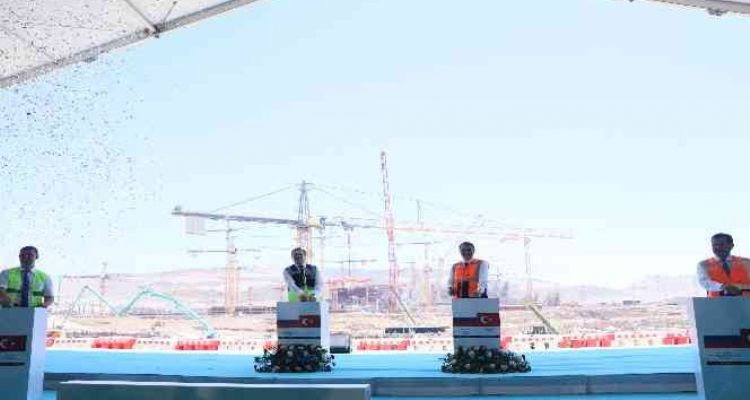 Akkuyu'da son reaktörün temeli atıldı