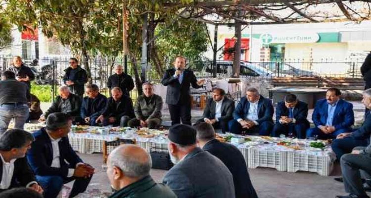 Vali Pehlivan, hal esnafıyla bir araya geldi