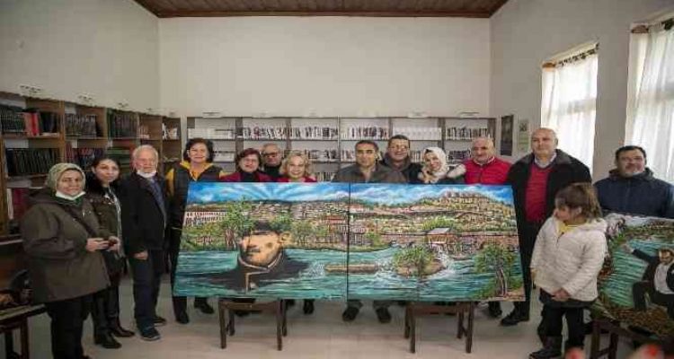 Gazi Çiftliğinde Ressam Nazan Kundak sergisi açıldı