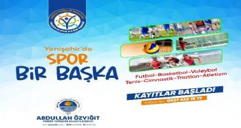 Yenişehir Belediyesi'nin spor kurslarına kayıtlar devam ediyor