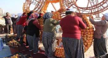 100 ton narenciyeyi ilmik ilmik işliyorlar