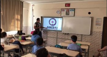 Öğrencilere ‘Siberay’ projesi anlatıldı
