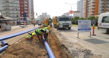 İÇMESUYU ŞEBEKE YENİLEME ÇALIŞMALARI SÜRÜYOR