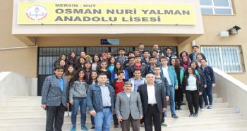 OSMAN NURİ YALMAN ANADOLU LİSESİ ÖĞRENCİLERİNE MORAL DESTEĞİ