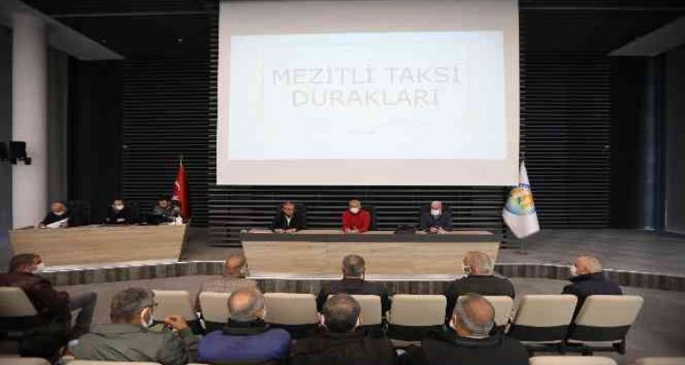 Mezitli'de taksi duraklarına yeni düzenleme geliyor