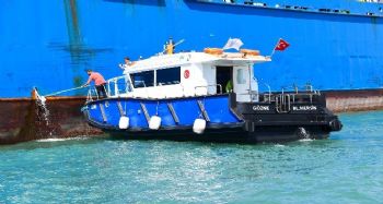 Mersin'de denizi kirleten gemilere 34 milyon lira ceza yazıldı