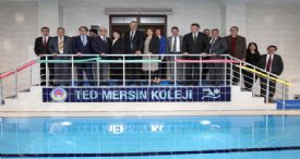 TED MERSİN KOLEJİ “KAPALI YÜZME HAVUZU” VE “KAPALI SPOR SALONU” HİZMETE AÇILDI