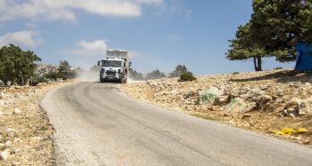 Mut'ta 24.3 kilometrelik asfalt çalışması