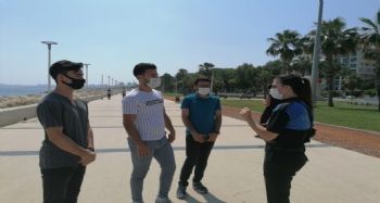 Polis maske ve sosyal mesafe konusunda uyardı