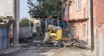 Mersin'de asfalt çalışması sürüyor