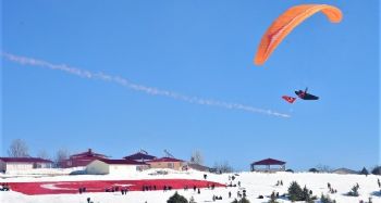 Toroslar'a ilk kar düştü, festival heyecanı arttı