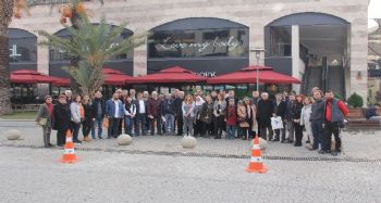 Forum Mersin yönetimi, gazetecilerle buluştu