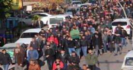 SELDE HAYATINI KAYBEDEN GENÇ ÇİFT, GÖZYAŞLARI ARASINDA SON YOLCULUKLARINA UĞURLANDI