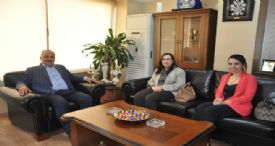 KKTC KONSOLOSU İNANIROĞLU’NDAN BAŞKAN DİNÇER’E ZİYARET