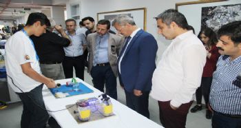 ÜRETEN GENÇLİK PROJE SERGİSİ AÇILDI