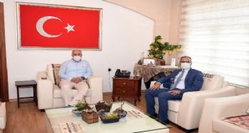 Başkan Bozdoğan ve Başkan Gültak, ortak projeler için bir araya geldi