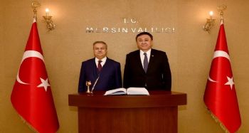 Kırgızistan'ın Ankara Büyükelçisi Omuraliev, Vali Su ile buluştu