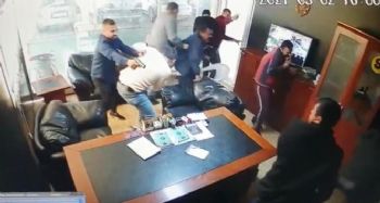 Galerideki kanlı saldırı kamerada