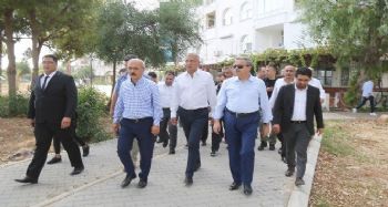 Başkan Tarhan, Elvan'ı misafir etti