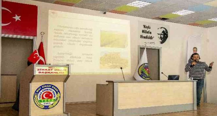Mut'ta üreticilere Antep Fıstığı Yetiştiriciliği eğitimi verildi