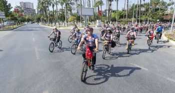 Mersin'de Caretta Bisiklet Festivali
