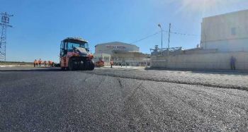 Büyükşehir Belediyesinden Tarsus Ticaret Merkezine yol desteği