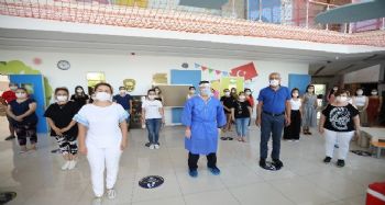 Bircan Tüfekçioğlu çocuk gündüz bakım evindeki öğretmenler düzenli teste giriyor