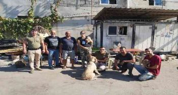 Polisten sokak hayvanlarına destek