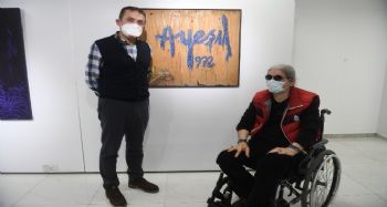 Ahmet Yeşil sergisi, yüzlerce ziyaretçiyi ağırladı