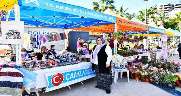 Mersin'de kadınlar ürünlerini kazanca dönüştürüyor