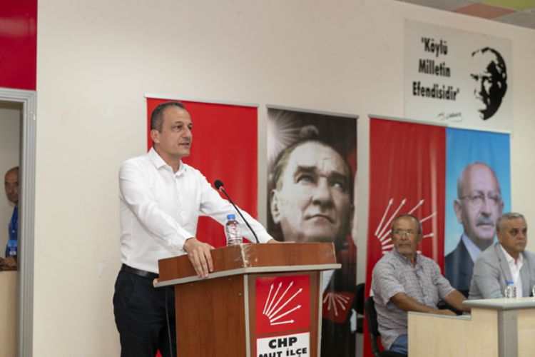 CHP MERSİN İL BAŞKANI KORAL ÖMÜR MUT İLÇE KONGRESİ’NE KATILDI