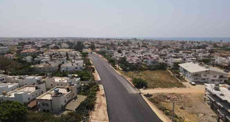 Silifke'de yol çalışmaları sürüyor