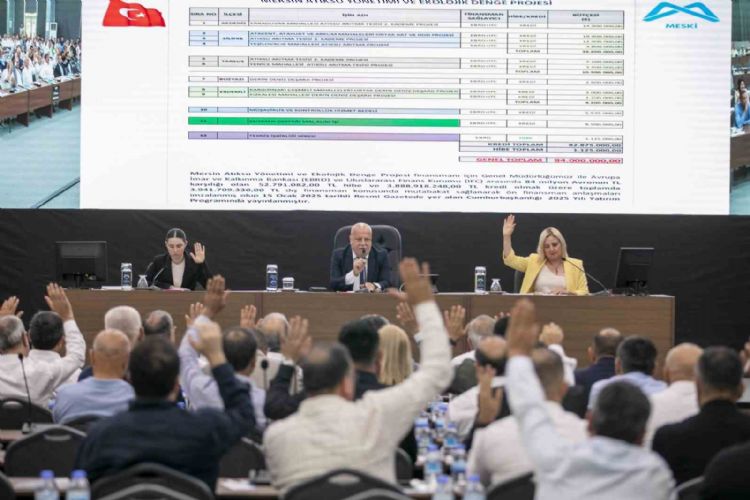 Mersin’de 84 milyon avroluk atıksu projesi için meclisten yetki çıktı